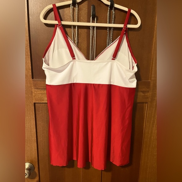 Size Floral Cami Tankini Top - Picture 3 of 8